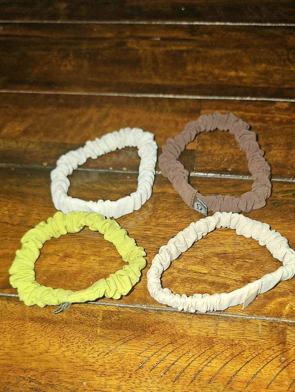 Lululemon Skinny Hair Scrunchies. 4 Total. Nwots